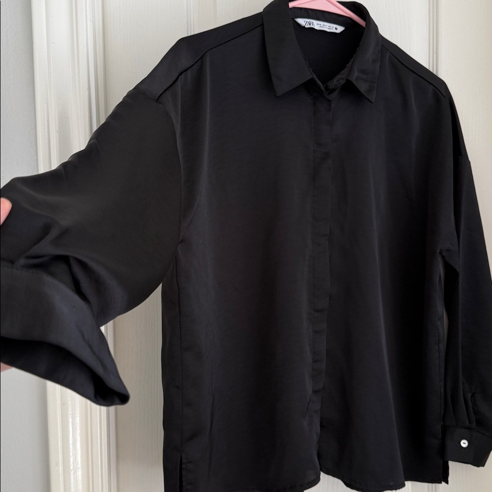 Zara Black Blouse - Picture 9 of 13